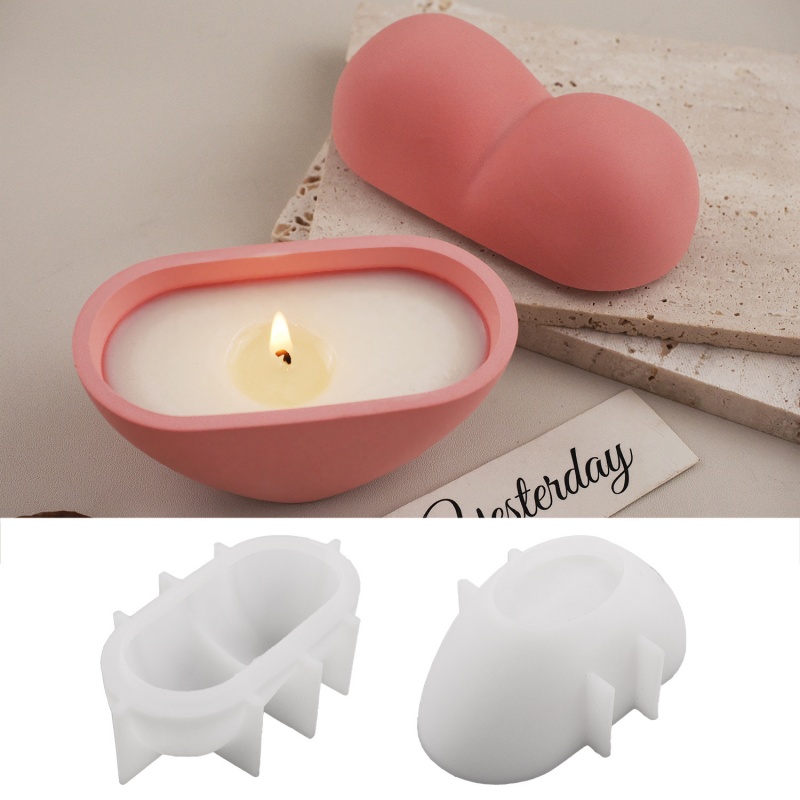 DIY ハート型キャンドルジャー シリコンモールド バレンタ - Candle Vessel Supplies のレビューと価格