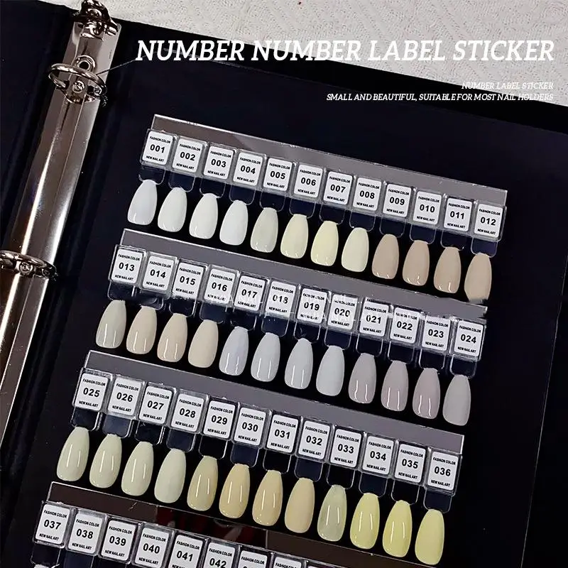 NO.1-240 マニキュア番号ステッカーラベルカラージェル - Sticker Label Template のレビューと価格