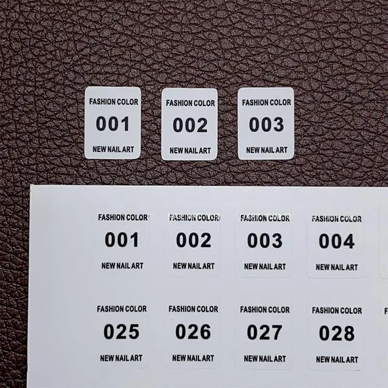 NO.1-240 マニキュア番号ステッカーラベルカラージェル - Sticker Label Template のレビューと価格